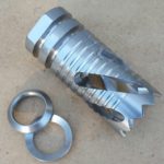 9mm, 1/2-36 Xtreme Precision Stainless Zombie Thumper & Crush Washer (2 pcs), AR-15