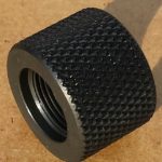 AR-15 Black Knurled 1/2-28 x 7/8 OD x 5/8 long Thread Protector 223/5.56 SKU 720