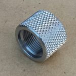 XP Knurled 5/8-24 Stainless 308/300 BLK Out Thread Protector 7.62 x 39