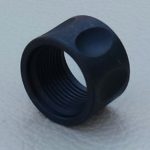 Glock 9mm Black Fluted 1/2-28 x .660 OD x 11mm long Thread Protector H&K/Sig