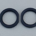 XP 5/8-24 x .812 OD Black Steel Jam Nut (2 pcs) DPMS 308 Pattern