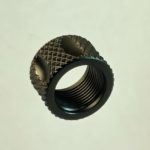 XP Glock 9mm 1/2-28 Black Knurled/Fluted 11mm long Thd Protector AR-15 SKU 927