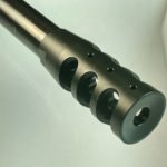 Xtreme Precision AR-15 1/2-28 Black 3 Port Muzzle Device 5.56/223 SKU 950