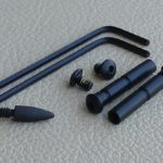 AR-15 XP Black Oxide .154 Anti Walk with Nylock Patch, Stainless Steel
