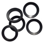 AR-15 1/2"-28 Black Steel Crush Washer (Pack of 5)