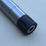 9mm XP 1/2-36 Black Fluted 5/8 LongThread Protector AR-15