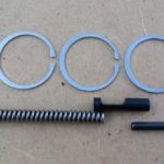 AR-15 Ejector, roll pin and spring+Gas Rings 223/556